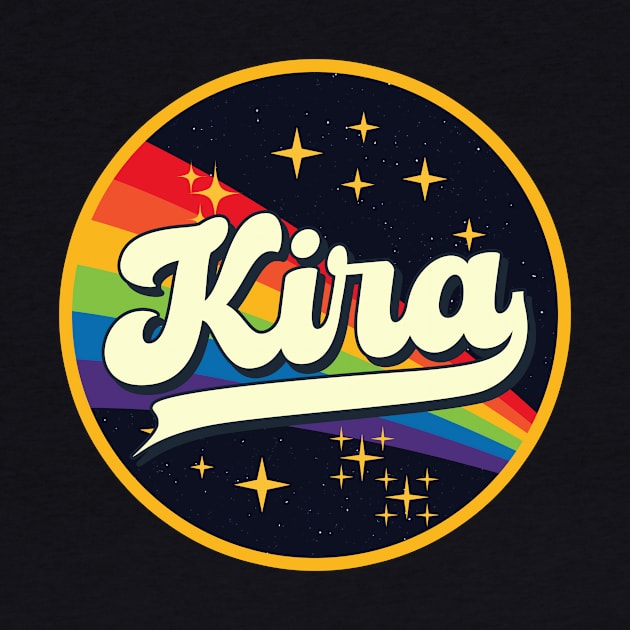 Kira // Rainbow In Space Vintage Style by LMW Art